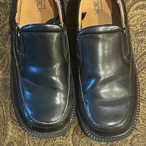 Nordstrom Rack Blk Faux Leather Slip-on Loafers 4M